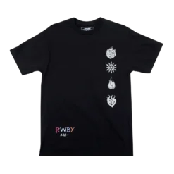 Team RWBY The Manga Group Panels Black Tee
