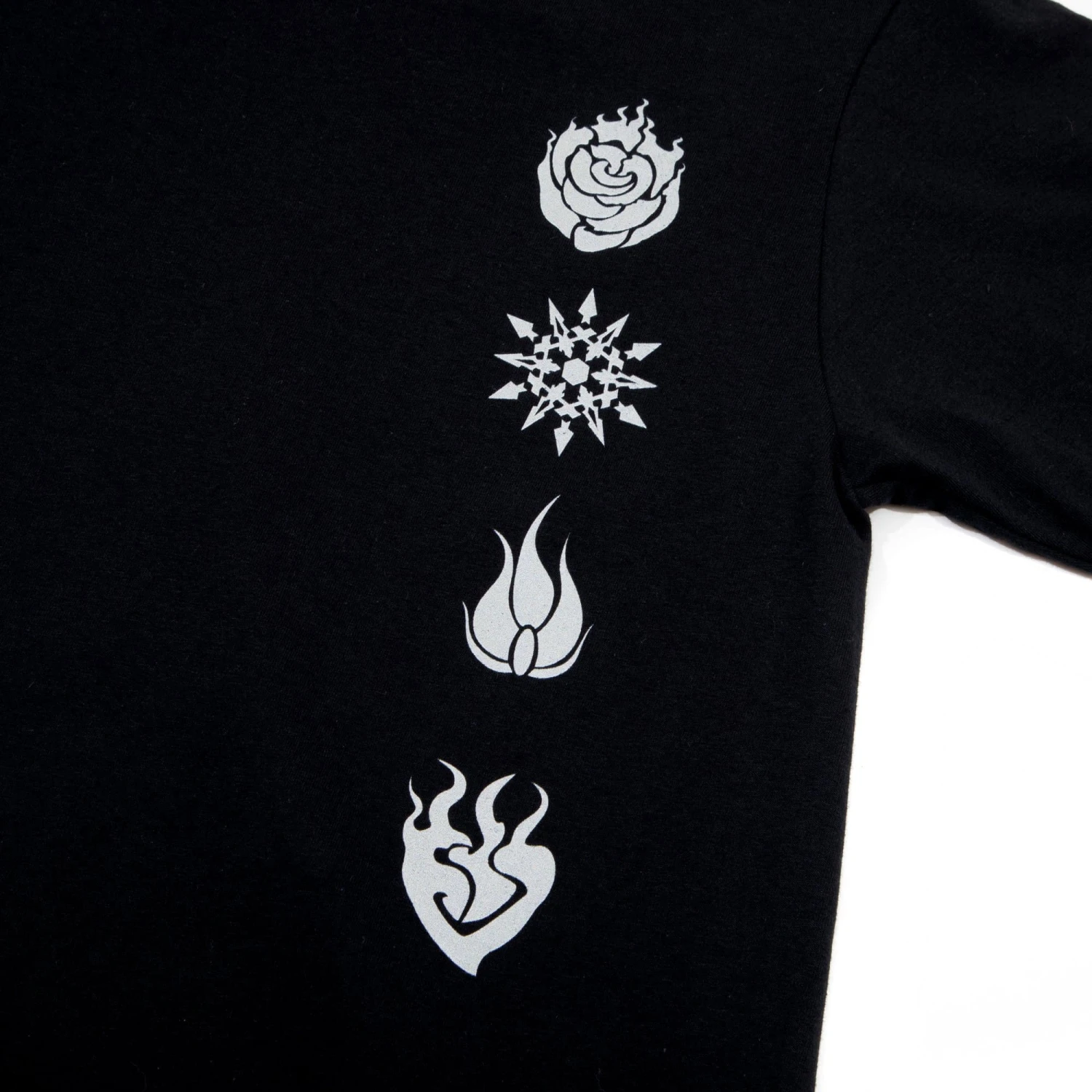 Team RWBY The Manga Group Panels Black Tee 5 Team RWBY The Manga Group Panels Black Tee - Image 3