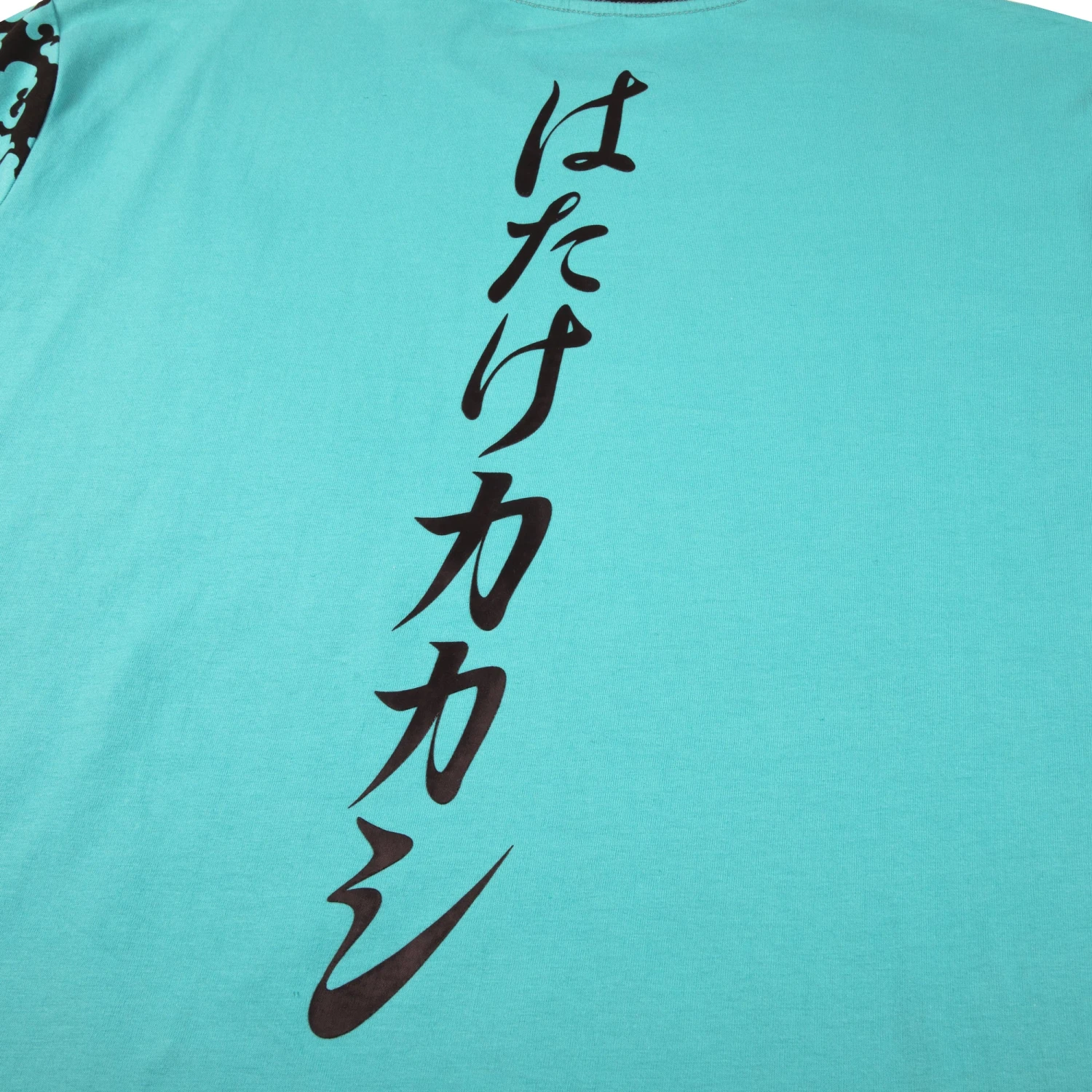 NARUTO Kakashi Pattern Sleeve Teal Tee 6 NARUTO Kakashi Pattern Sleeve Teal Tee - Image 4