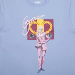 Golden Wind Giorno Chambray Tee -Atsuko Sale Store TSA51NVJOJ 002