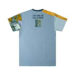 Jet Black Patchwork Panel Tee -Atsuko Sale Store TSA57B2CBP 03