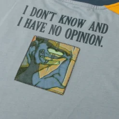 Jet Black Patchwork Panel Tee -Atsuko Sale Store TSA57B2CBP 07