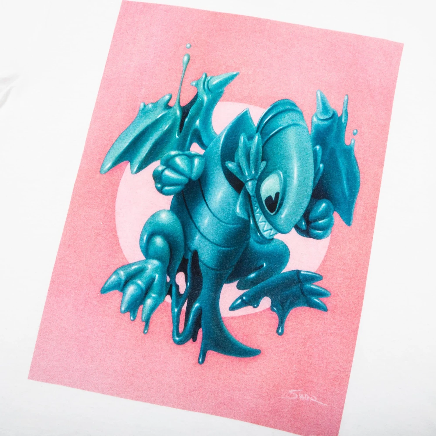 Yu-Gi-Oh Gallery Collection Bennett Slater White Tee 4 Yu-Gi-Oh Gallery Collection Bennett Slater White Tee - Image 2