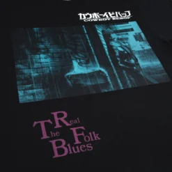 The Real Folks Blues Black Tee -Atsuko Sale Store TSM06EGCBP 2