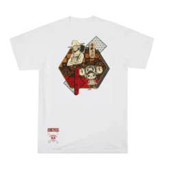 One Piece Usopp & Chopper White Tee