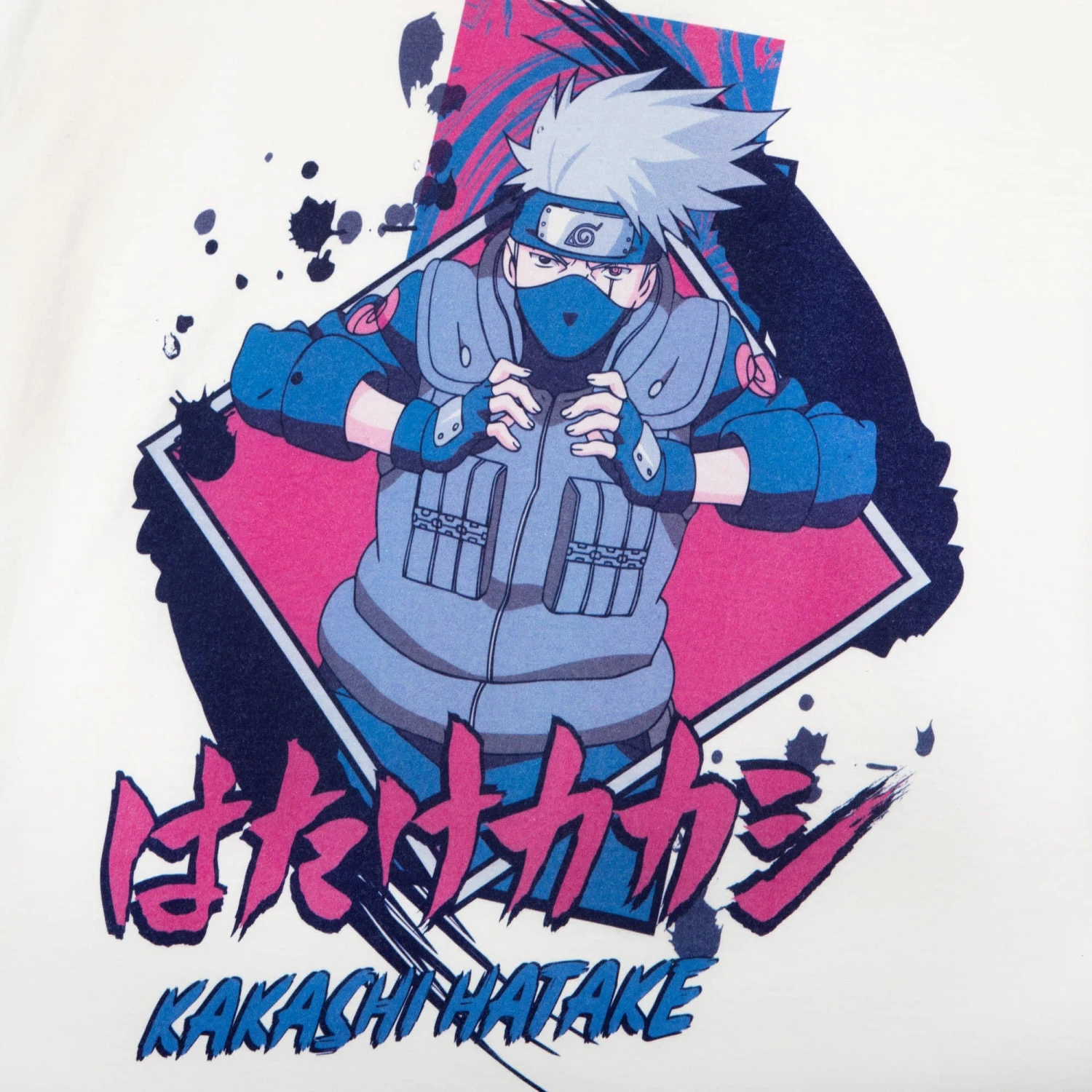NARUTO Kakashi Sensei White Tee 5 NARUTO Kakashi Sensei White Tee - Image 3