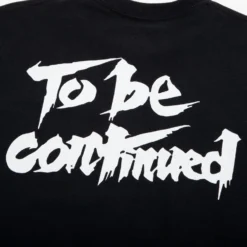 Gene & Melfina To Be Continued Black Tee -Atsuko Sale Store TSM0L7GOLS 4
