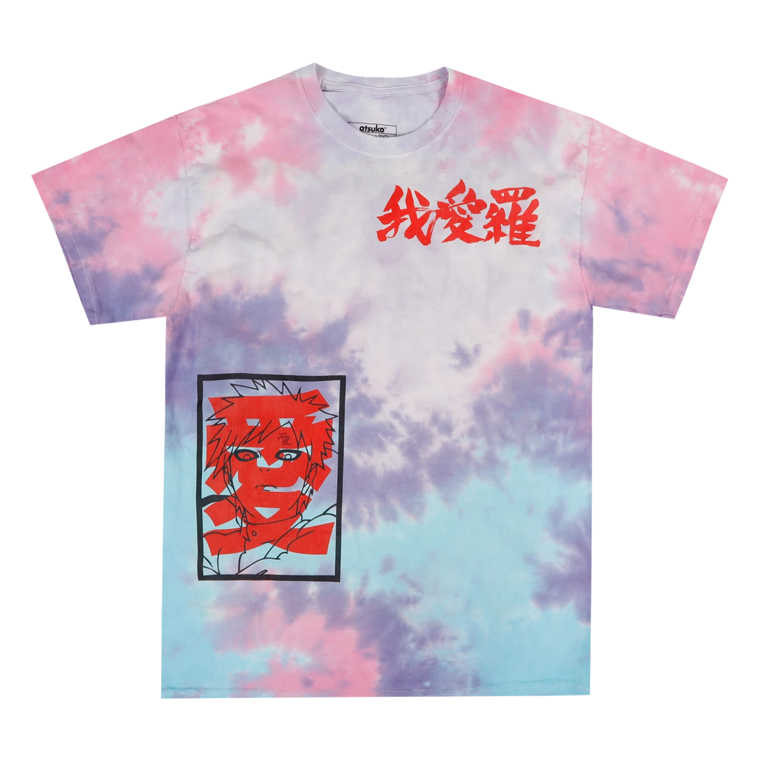 NARUTO Gara Of The Desert Cotton Candy Tie Dye Tee 3 NARUTO Gara Of The Desert Cotton Candy Tie Dye Tee