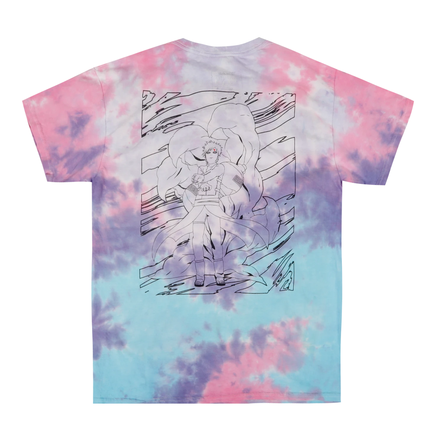 NARUTO Gara Of The Desert Cotton Candy Tie Dye Tee 4 NARUTO Gara Of The Desert Cotton Candy Tie Dye Tee - Image 2