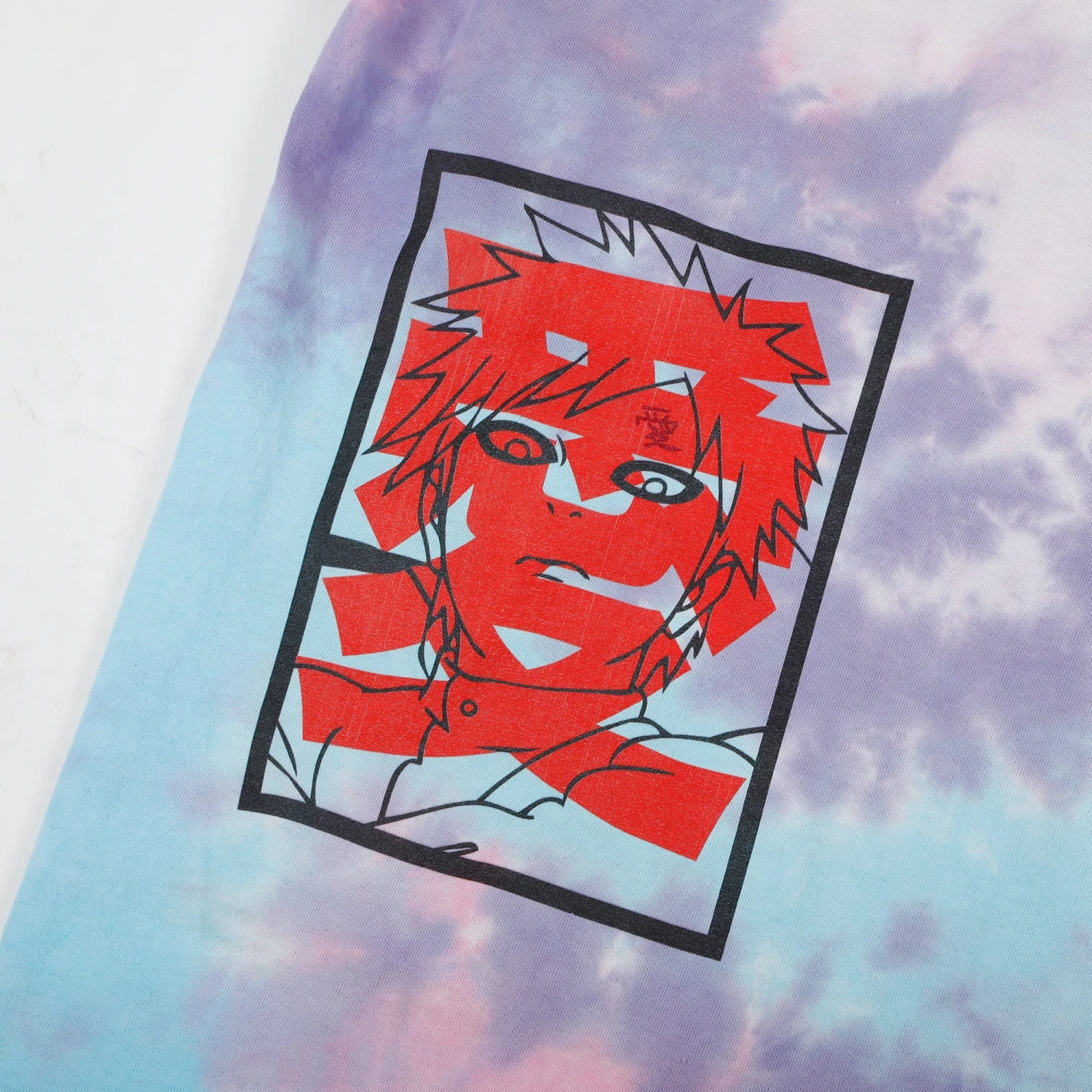 NARUTO Gara Of The Desert Cotton Candy Tie Dye Tee 5 NARUTO Gara Of The Desert Cotton Candy Tie Dye Tee - Image 3