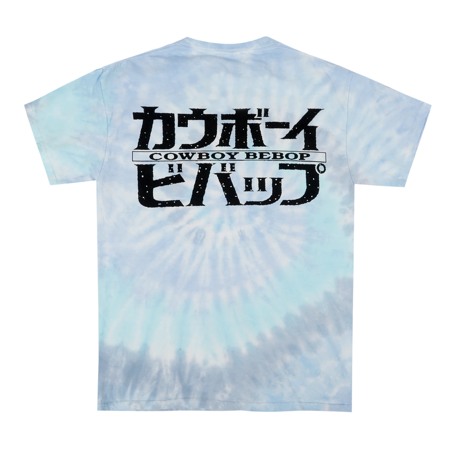 Spike Art Deco Blue Swirl Tie Dye Tee 4 Spike Art Deco Blue Swirl Tie Dye Tee - Image 2