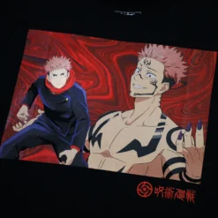 Sukuna & Yuji Black Tee -Atsuko Sale Store TSM0SLXCRU 1
