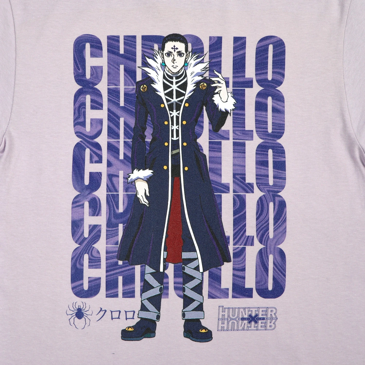 Chrollo Lucilfer Lavender Tee 5 Chrollo Lucilfer Lavender Tee - Image 3