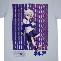 Killua Zoldyck Light Blue Tee -Atsuko Sale Store TSM10L2HXH 2