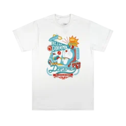 I Am Doraemon White Tee -Atsuko Sale Store TSM197NDMN