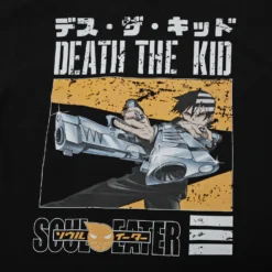 Death The Kid Black Tee 8 Death The Kid Black Tee -Atsuko Sale Store TSM19RHSER 4