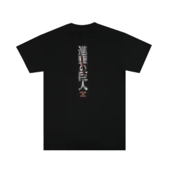 Female Titan Fight Icon Black Tee -Atsuko Sale Store TSM1FVVATN 3
