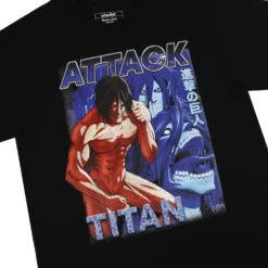 Attack Titan Fight Icon Black Tee -Atsuko Sale Store TSM1FVWATN 2 scaled