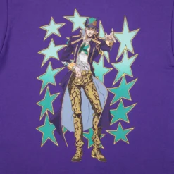 Stone Ocean Jotaro Purple Tee -Atsuko Sale Store TSM1QMFJOJ 3