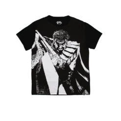 Black Swordsman Big Print Black Tee