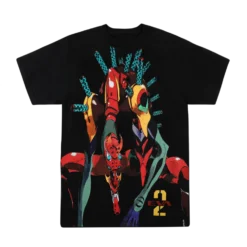 Eva Unit-02 Big Print Black Tee