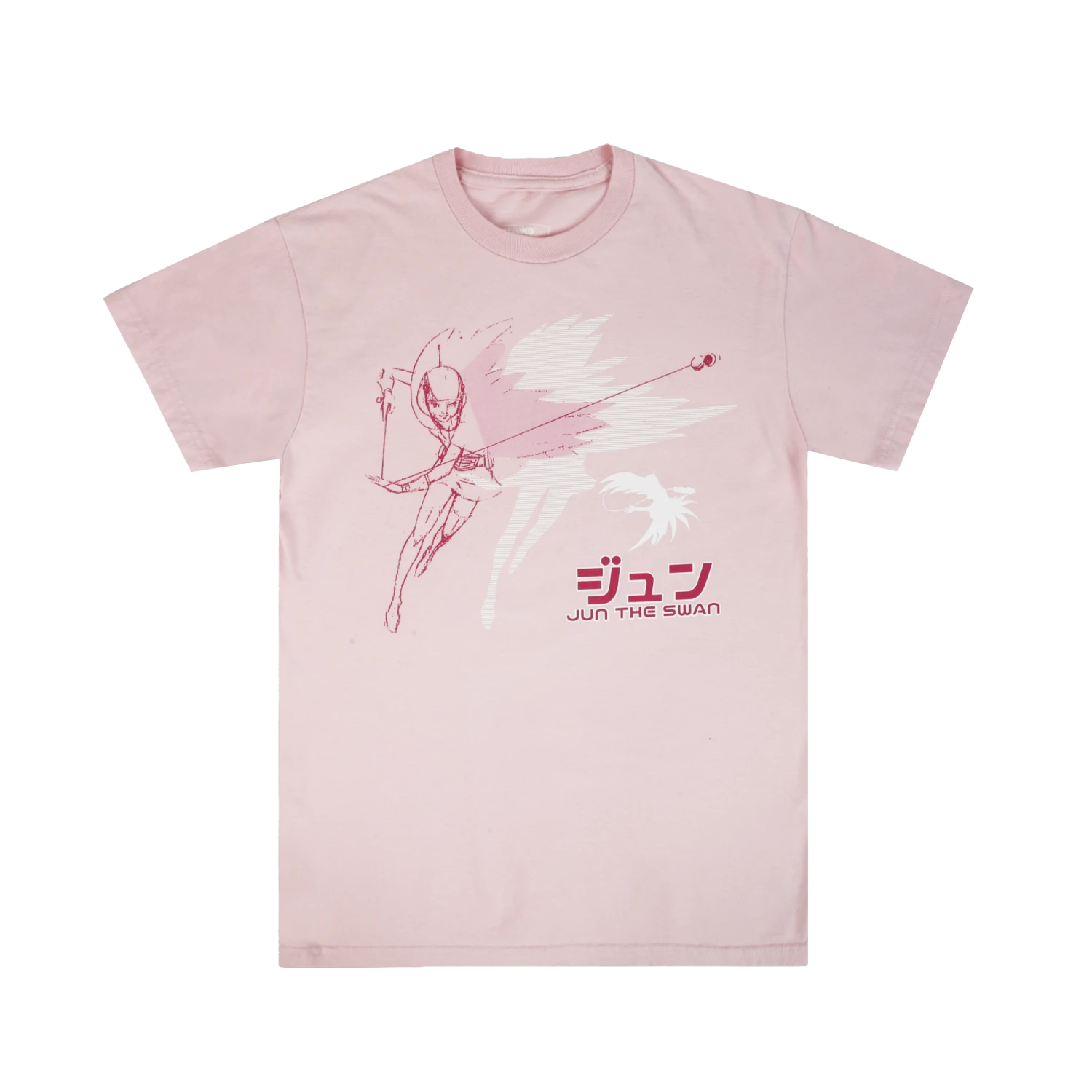 Jun Swan Pink Tee 3 Jun Swan Pink Tee