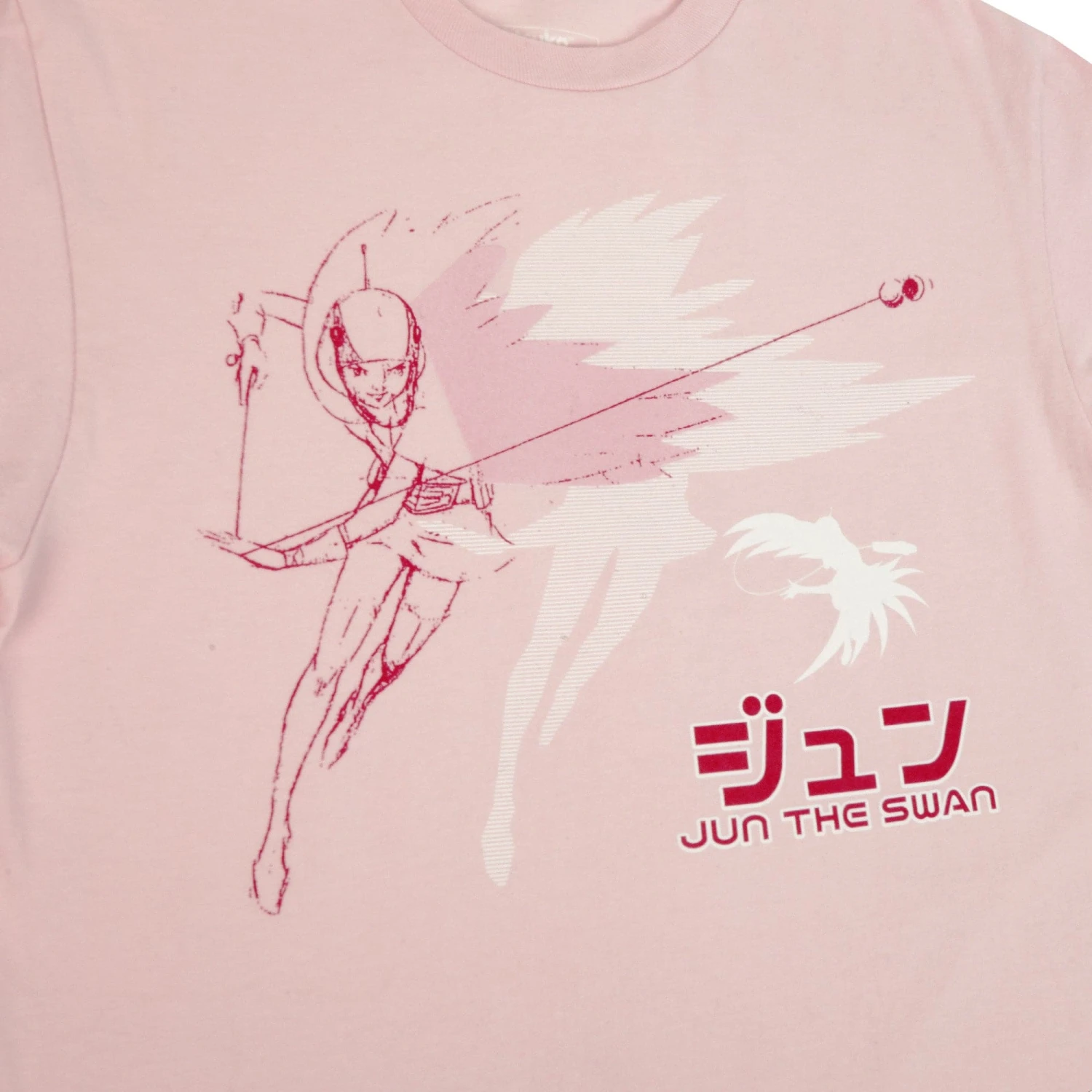 Jun Swan Pink Tee 4 Jun Swan Pink Tee - Image 2