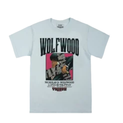 Wolfwood Nothing Like Gods Chambray Tee -Atsuko Sale Store TSM1Y0MTRI 1 1