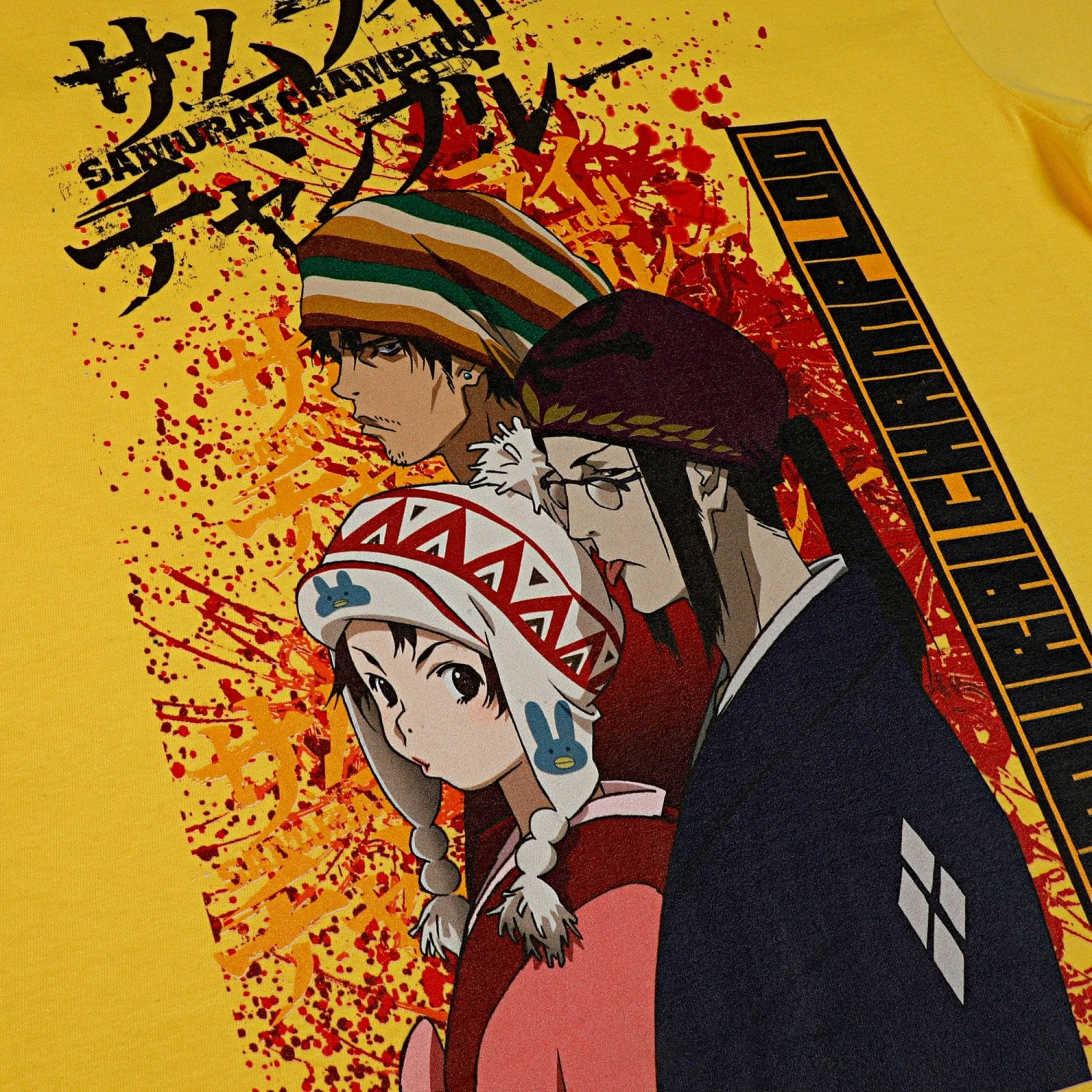 Samurai Crew Yellow Tee 5 Samurai Crew Yellow Tee - Image 3