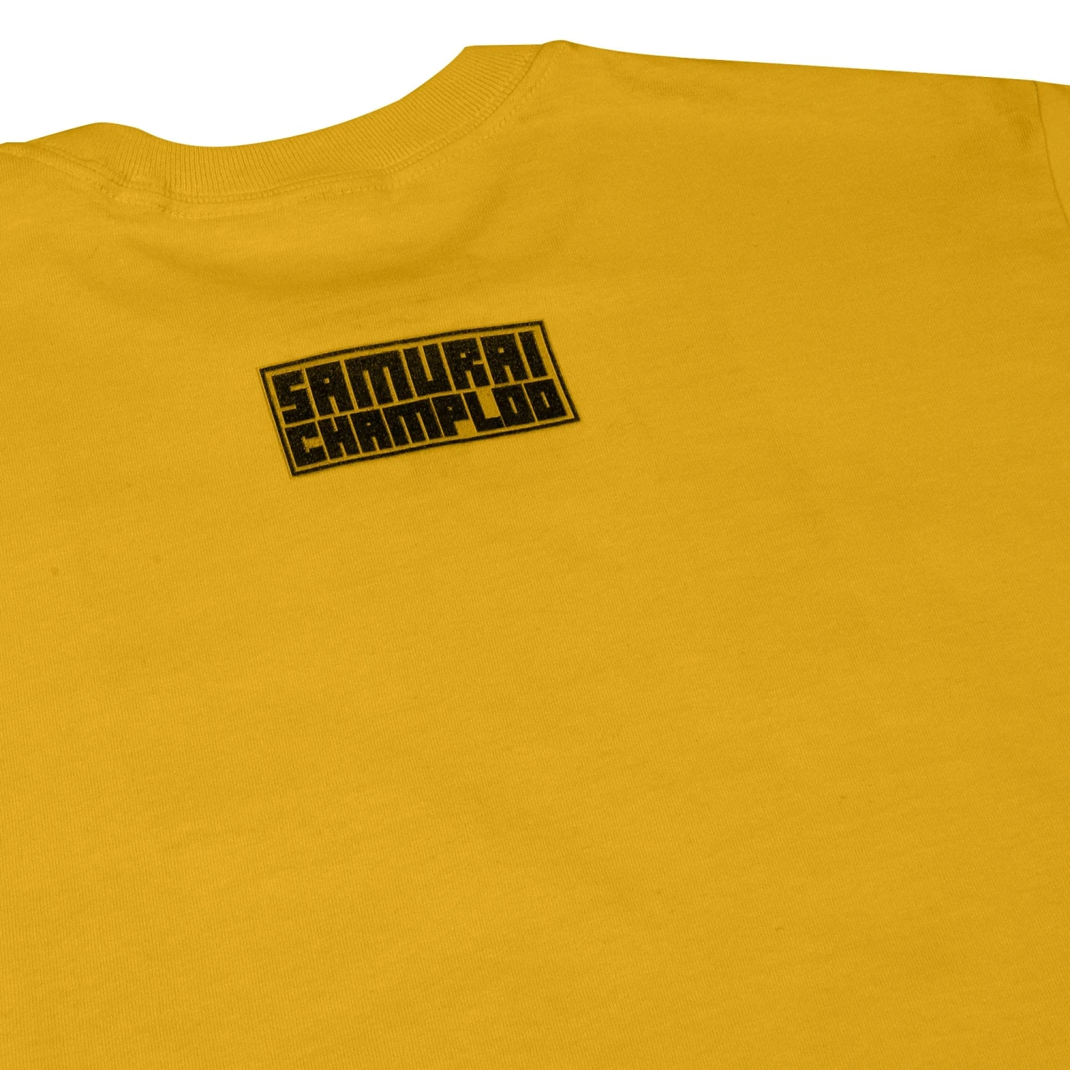 Samurai Crew Yellow Tee 4 Samurai Crew Yellow Tee - Image 2