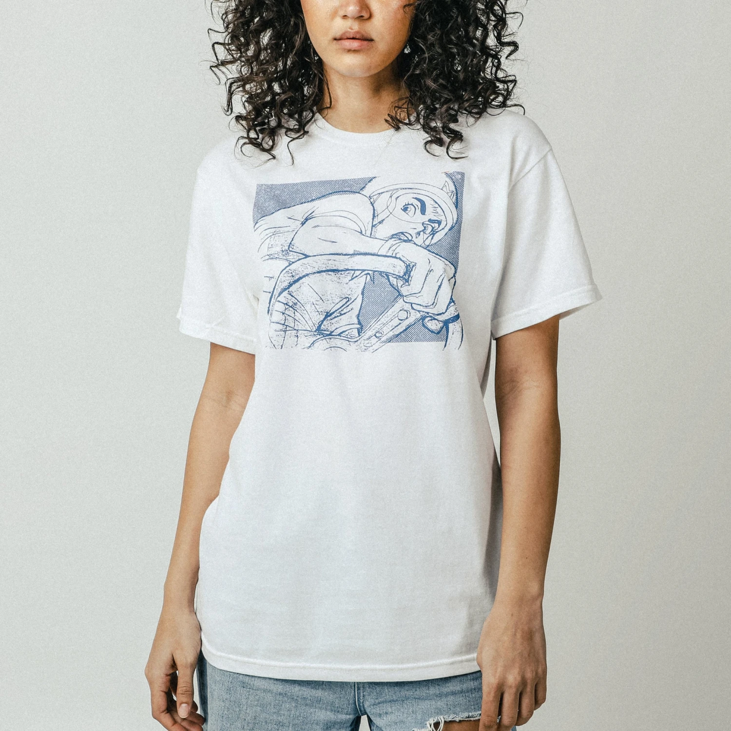 Vintage Speed White Tee 5 Vintage Speed White Tee - Image 3