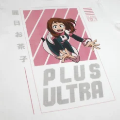 My Hero Academia Class 1-A Ochaco White Tee -Atsuko Sale Store TSM28S3MHA 2