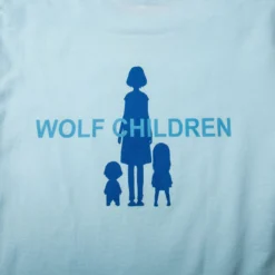 Wolf Children By Studio Chizu Ame Chibi Blue Tee -Atsuko Sale Store TSM2GUEMHO 4