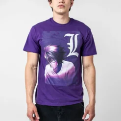 L Icon Of Justice Purple Tee
