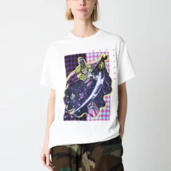 Death Diamond Pattern White Tee -Atsuko Sale Store TSM2H8KJOJ ecom3