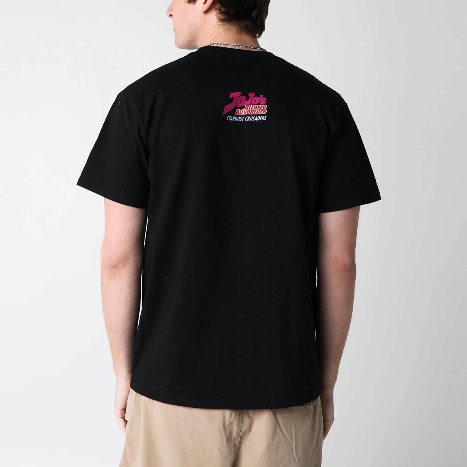 Star Platinum Diamond Pattern Black Tee 4 Star Platinum Diamond Pattern Black Tee - Image 2