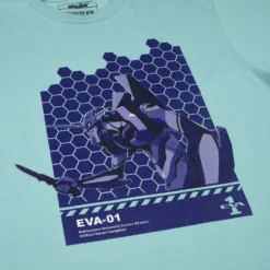 Eva Unit-01 Combat Mint Tee -Atsuko Sale Store TSM54A7NGE front detail