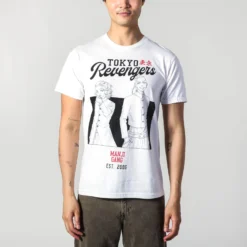 Mikey And Draken White Tee