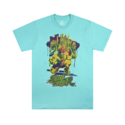 Blanka Brazil Teal Tee