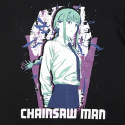 Makima High-Rank Devil Hunter Black Tee -Atsuko Sale Store TSM58NTCRU 02