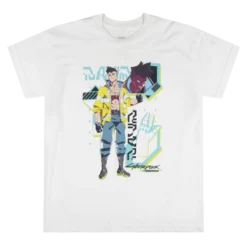 David Posing White Tee