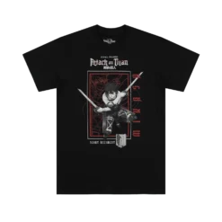 Mikasa Ackerman ODM Gear Black Tee