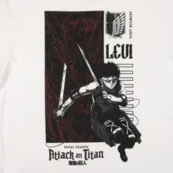 Levi Ackerman ODM Gear White Tee -Atsuko Sale Store TSM5931ATN 2