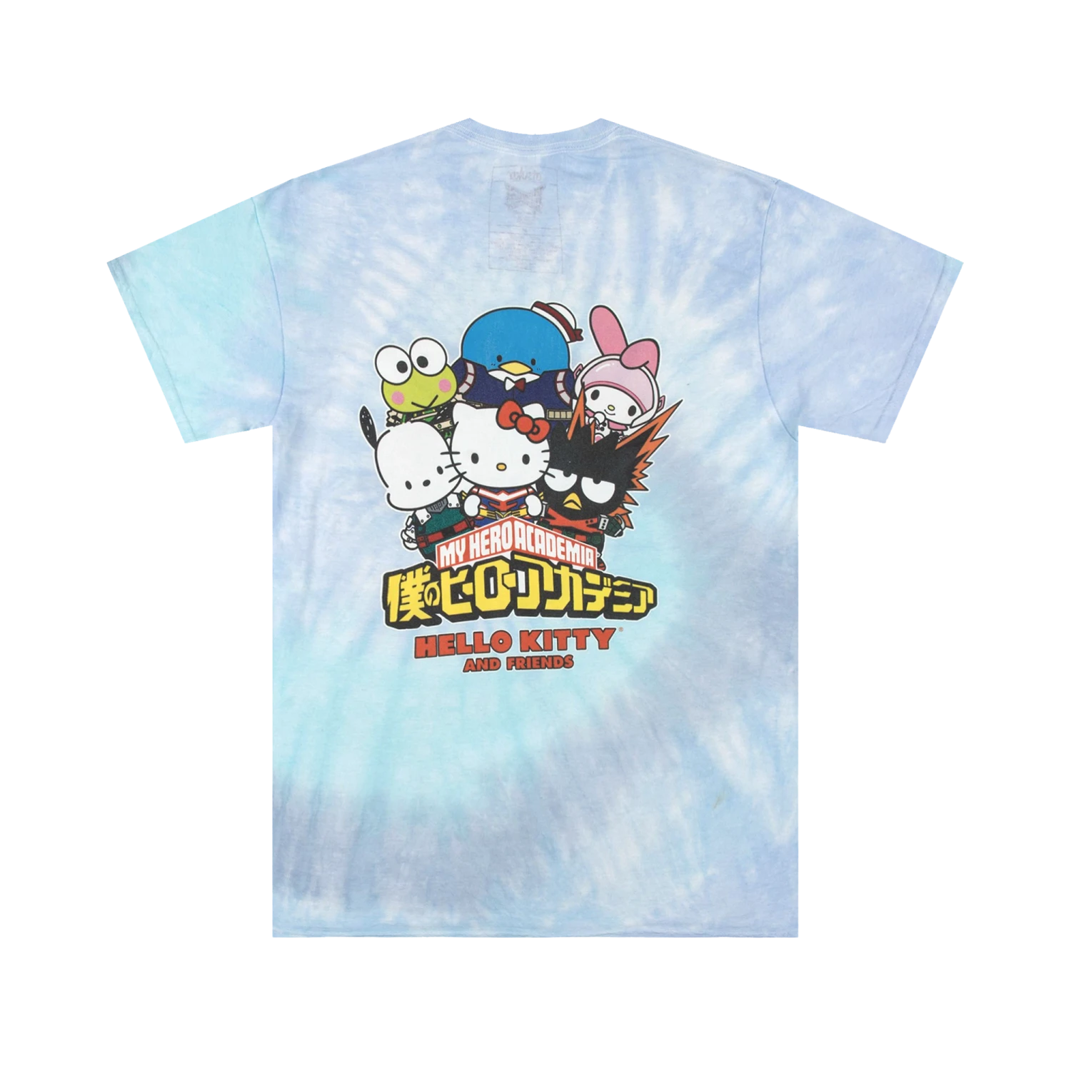 All Might X Hello Kitty Blue Tie Dye Tee 4 All Might X Hello Kitty Blue Tie Dye Tee - Image 2