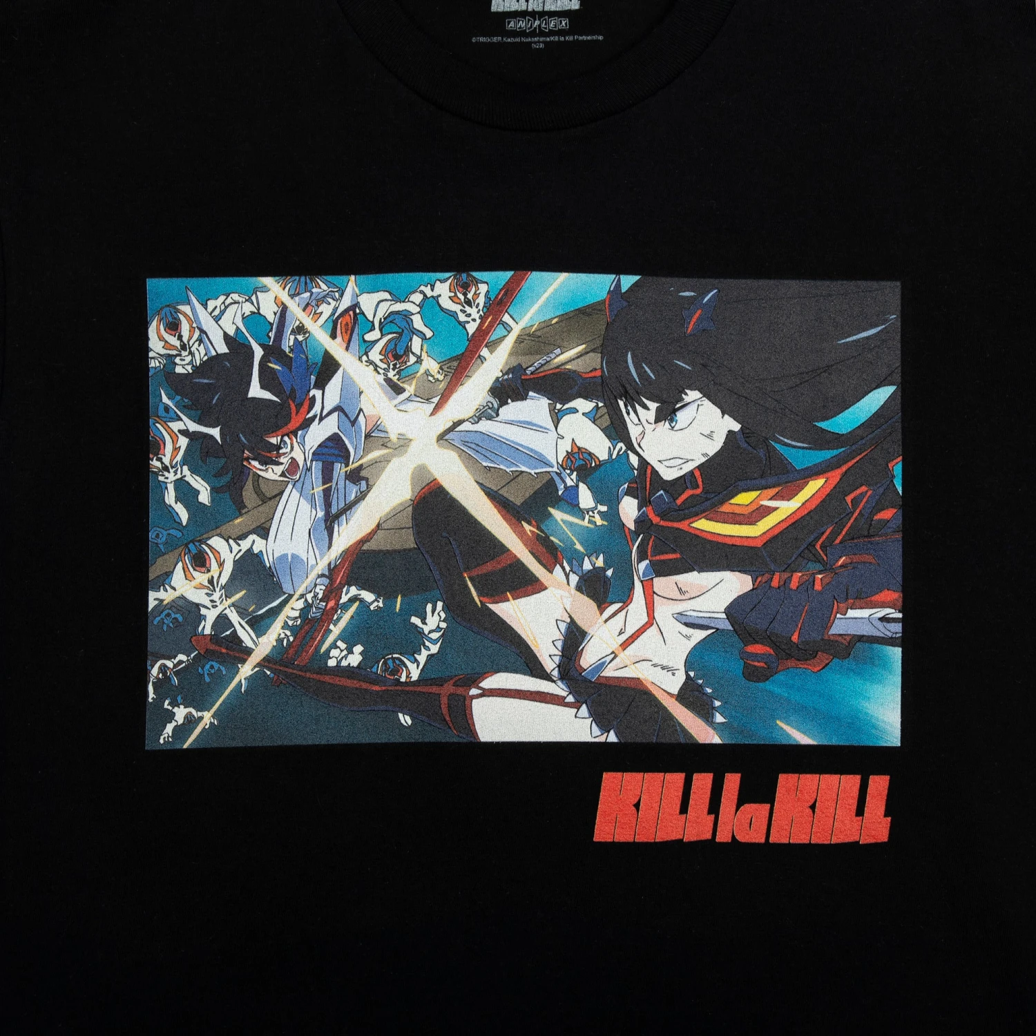 Ryuko & Satsuki Fighting Black Tee 6 Ryuko & Satsuki Fighting Black Tee - Image 4