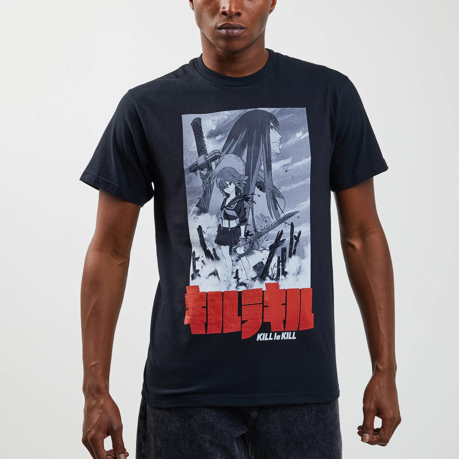 Ryuko & Satsuko Black Tee 4 Ryuko & Satsuko Black Tee - Image 2