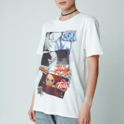 Street Samurai White Tee -Atsuko Sale Store TSM5FJZSCH ecom6