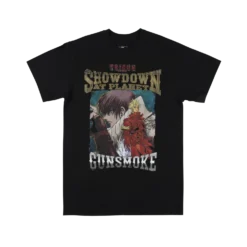Showdown At Planet Gun Smoke Black Tee