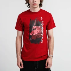Char's Zaku Memories Of War Red Tee