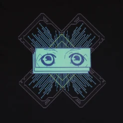 Rebecca Binary Crush Black Tee -Atsuko Sale Store TSM661FCPE 3